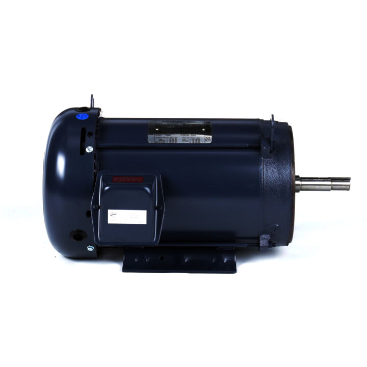 Close-Coupled Pump Motor, 10 & 7.50 HP, 3 Ph, 60 & 50 Hz, 230/460 & 190/380 V, 1800 & 1500 RPM, 215JM Frame, TEFC