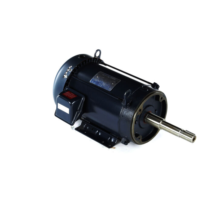 Close-Coupled Pump Motor, 10 HP, 3 Ph, 60 Hz, 575 V, 3600 RPM, 215JP Frame, TEFC