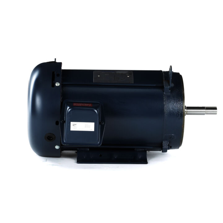 Close-Coupled Pump Motor, 5 HP, 3 Ph, 60 Hz, 575 V, 1200 RPM, 215JMV Frame, TEFC