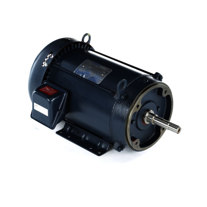 Close-Coupled Pump Motor, 5 HP, 3 Ph, 60 Hz, 575 V, 1200 RPM, 215JMV Frame, TEFC