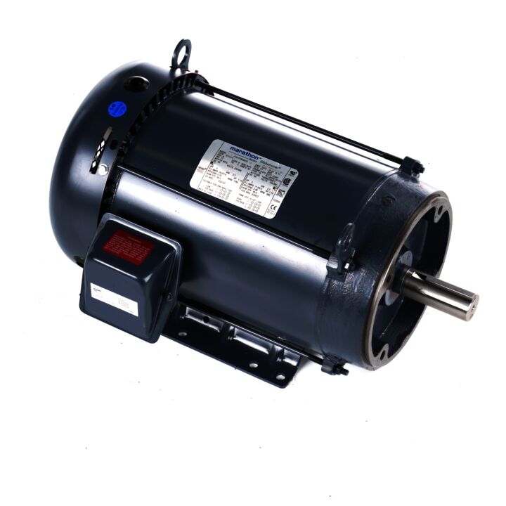 General Purpose Motor, 5 & 3 HP, 3 Ph, 60 & 50 Hz, 230/460 & 190/380 V, 1200 & 1000 RPM, 215TC Frame, TEFC