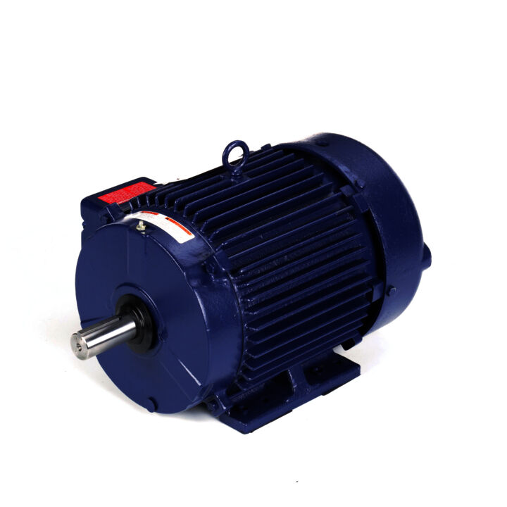 Severe Duty Motor, 5 HP, 3 Ph, 60 Hz, 230/460 V, 1200 RPM, 215T Frame, TEFC