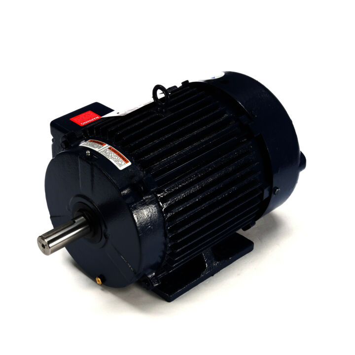 Severe Duty Motor, 10 HP, 3 Ph, 60 Hz, 575 V, 1800 RPM, 215T Frame, TEFC