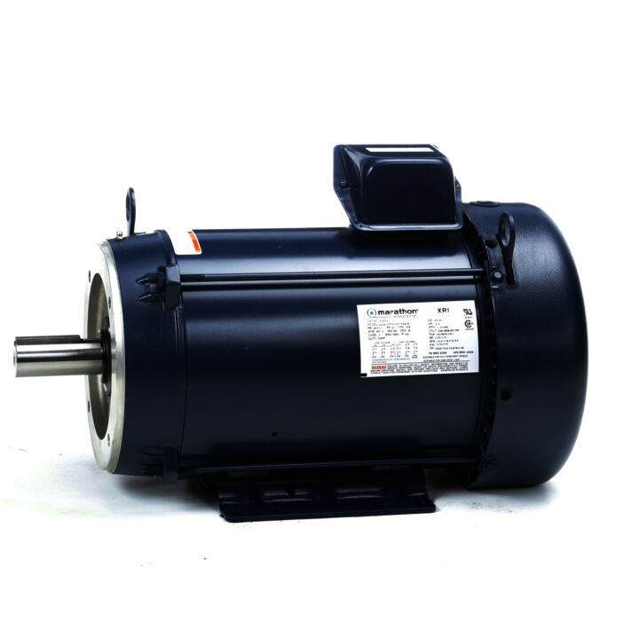General Purpose Motor, 5 & 5 HP, 3 Ph, 60 & 50 Hz, 230/460 & 190/380 V, 1200 & 1000 RPM, 215TC Frame, TEFC