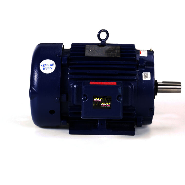 Severe Duty Motor, 10 HP, 3 Ph, 60 Hz, 230/460 V, 3600 RPM, 215T Frame, TEFC