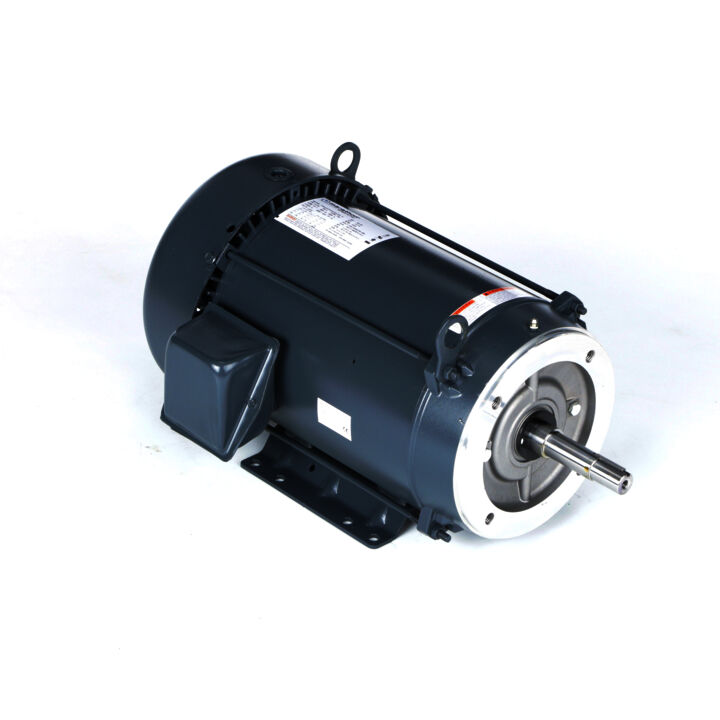 Close-Coupled Pump Motor, 15 & 10 HP, 3 Ph, 60 & 50 Hz, 230/460 & 190/380 V, 3600 & 3000 RPM, 215JM Frame, TEFC