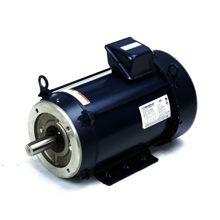General Purpose Motor, 5 & 5 HP, 3 Ph, 60 & 50 Hz, 230/460 & 190/380 V, 1200 & 1000 RPM, 215TC Frame, TEFC