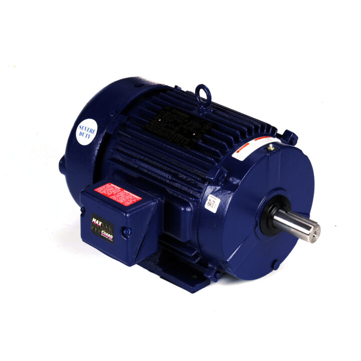 Severe Duty Motor, 5 HP, 3 Ph, 60 Hz, 230/460 V, 1200 RPM, 215T Frame, TEFC