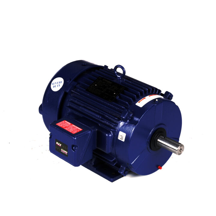 Severe Duty Motor, 5 HP, 3 Ph, 60 Hz, 460 V, 1200 RPM, 215T Frame, TEFC