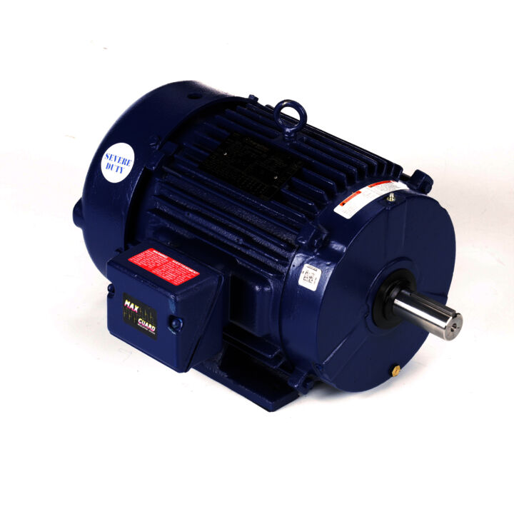 Severe Duty Motor, 10 HP, 3 Ph, 60 Hz, 230/460 V, 3600 RPM, 215T Frame, TEFC