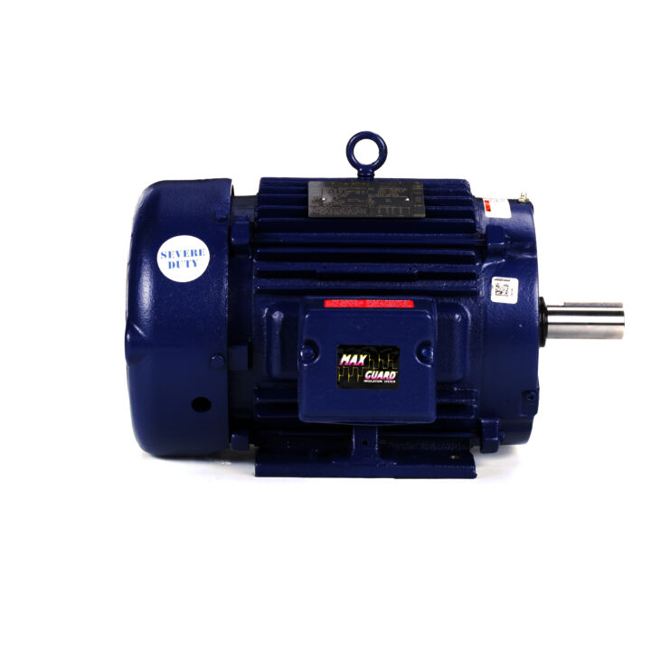 Severe Duty Motor, 5 HP, 3 Ph, 60 Hz, 230/460 V, 1200 RPM, 215T Frame, TEFC