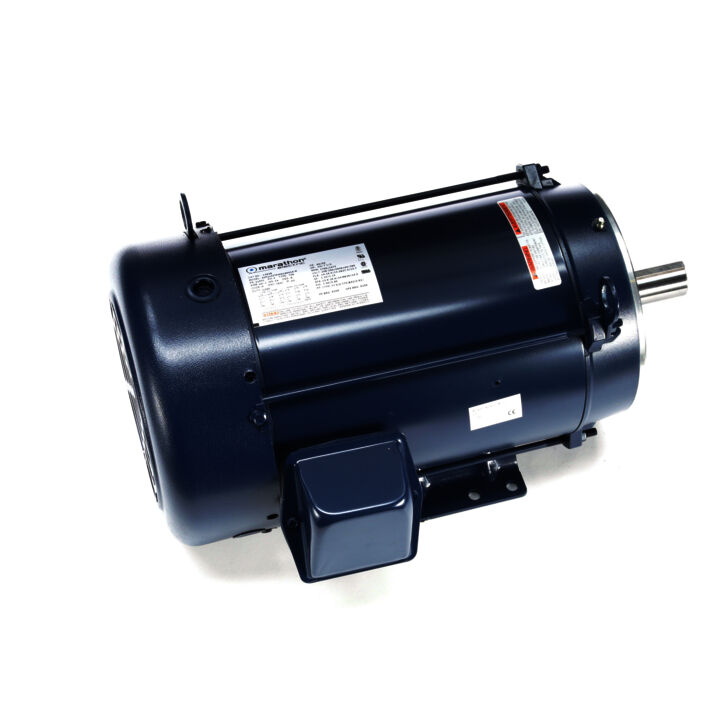 General Purpose Motor, 5 & 3 HP, 3 Ph, 60 & 50 Hz, 208-230/460 & 190/380 V, 1200 & 1000 RPM, 215TC Frame, TEFC
