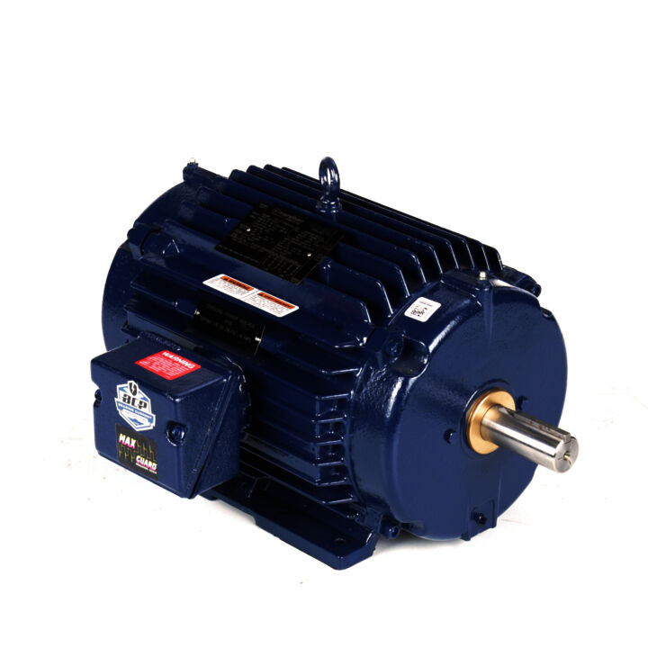 Severe Duty Motor, 10 & 7.50 HP, 3 Ph, 60 & 50 Hz, 230/460 & 190/380 V, 1800 & 1500 RPM, 215TV Frame, TEAO