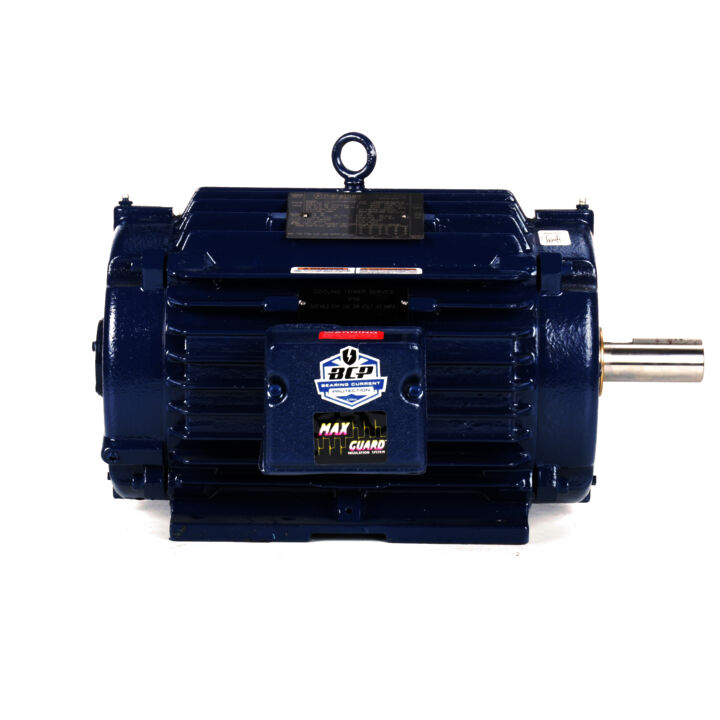 Severe Duty Motor, 10 & 7.50 HP, 3 Ph, 60 & 50 Hz, 230/460 & 190/380 V, 1800 & 1500 RPM, 215TV Frame, TEAO