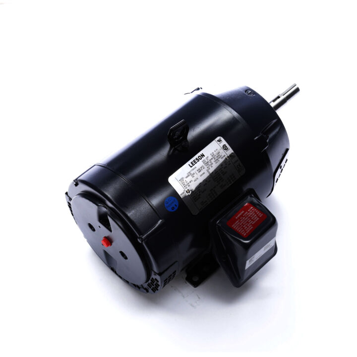 Close-Coupled Pump Motor, 5 & 3 HP, 3 Ph, 60 & 50 Hz, 230/460 & 190/380 V, 1800 & 1500 RPM, 184JM Frame, DP