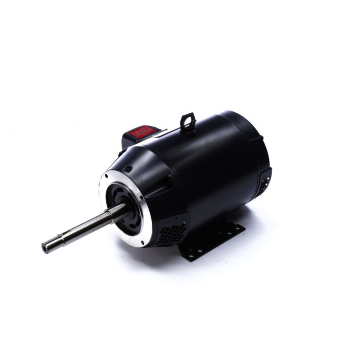Close-Coupled Pump Motor, 5 & 3 HP, 3 Ph, 60 & 50 Hz, 230/460 & 190/380 V, 1800 & 1500 RPM, 184JP Frame, DP