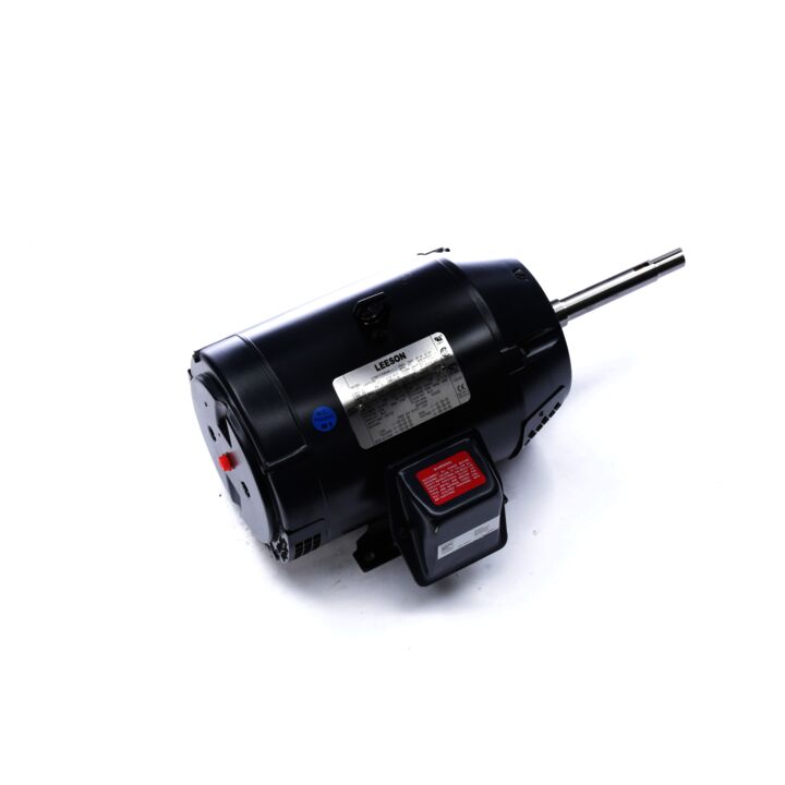 Close-Coupled Pump Motor, 5 & 3 HP, 3 Ph, 60 & 50 Hz, 230/460 & 190/380 V, 1800 & 1500 RPM, 184JP Frame, DP