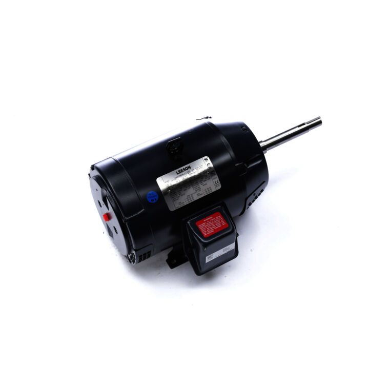 Close-Coupled Pump Motor, 5 & 3 HP, 3 Ph, 60 & 50 Hz, 230/460 & 190/380 V, 1800 & 1500 RPM, 184JP Frame, DP