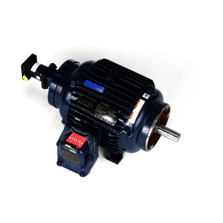 Explosion Proof Motor, 7.50 HP, 3 Ph, 60 Hz, 230/460 V, 1800 RPM, 254TC Frame, EPNV