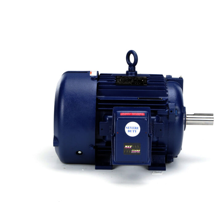 Severe Duty Motor, 15 HP, 3 Ph, 60 Hz, 460 V, 3600 RPM, 254T Frame, TEFC