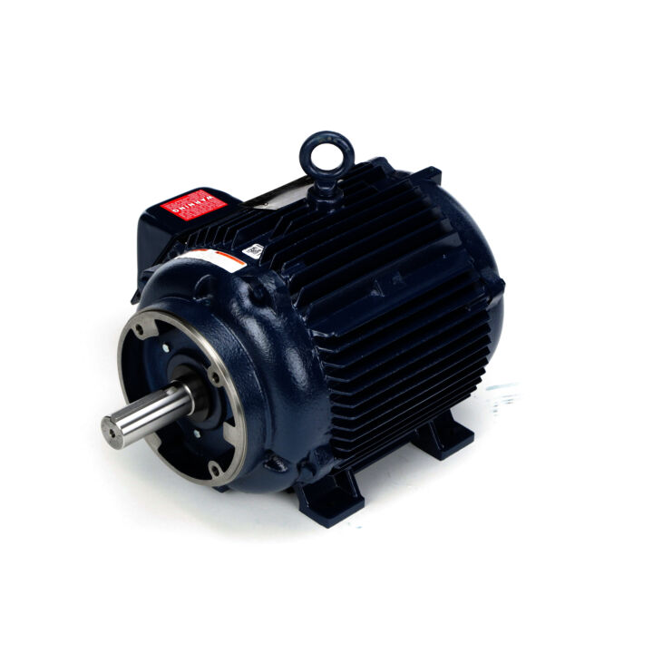 Encoder Motor, 15 HP, 3 Ph, 60 Hz, 230/460 V, 1800 RPM, 254TC Frame, TENV