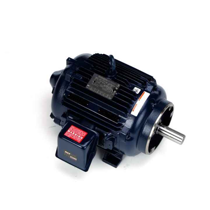 Encoder Motor, 15 HP, 3 Ph, 60 Hz, 230/460 V, 1800 RPM, 254TC Frame, TENV