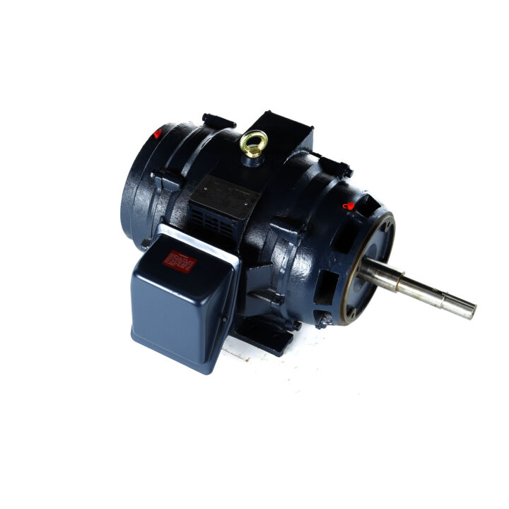 Close-Coupled Pump Motor, 15 HP, 3 Ph, 60 Hz, 575 V, 1800 RPM, 254JP Frame, DP