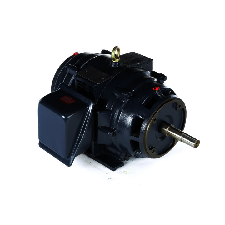 Close-Coupled Pump Motor, 15 HP, 3 Ph, 60 Hz, 575 V, 1800 RPM, 254JM Frame, DP
