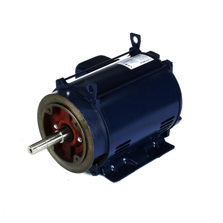 Close-Coupled Pump Motor, 15 & 15 HP, 3 Ph, 60 & 50 Hz, 230/460 & 200/400 V, 1800 & 1500 RPM, 254JM Frame, DP