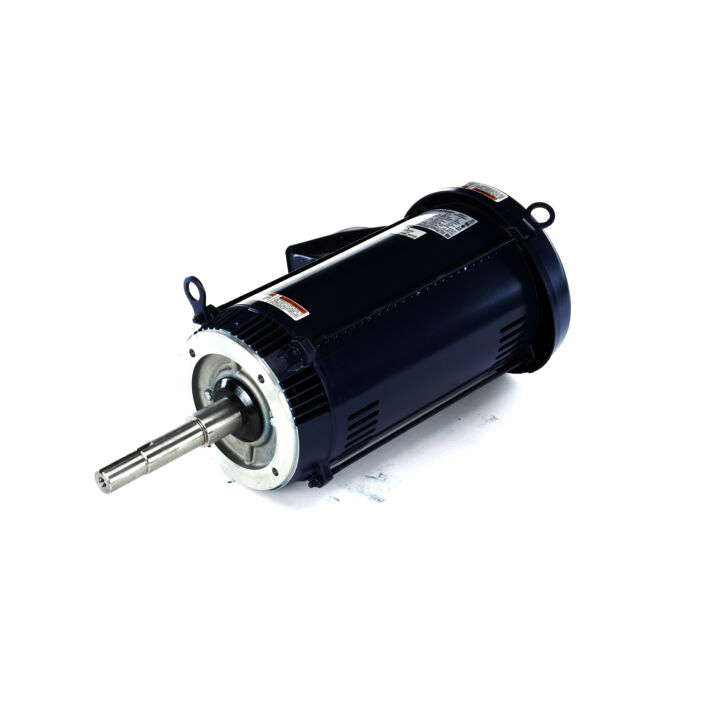 Close-Coupled Pump Motor, 15 & 12 HP, 3 Ph, 60 & 50 Hz, 230/460 & 190/380 V, 1800 & 1500 RPM, 254JPV Frame, DP