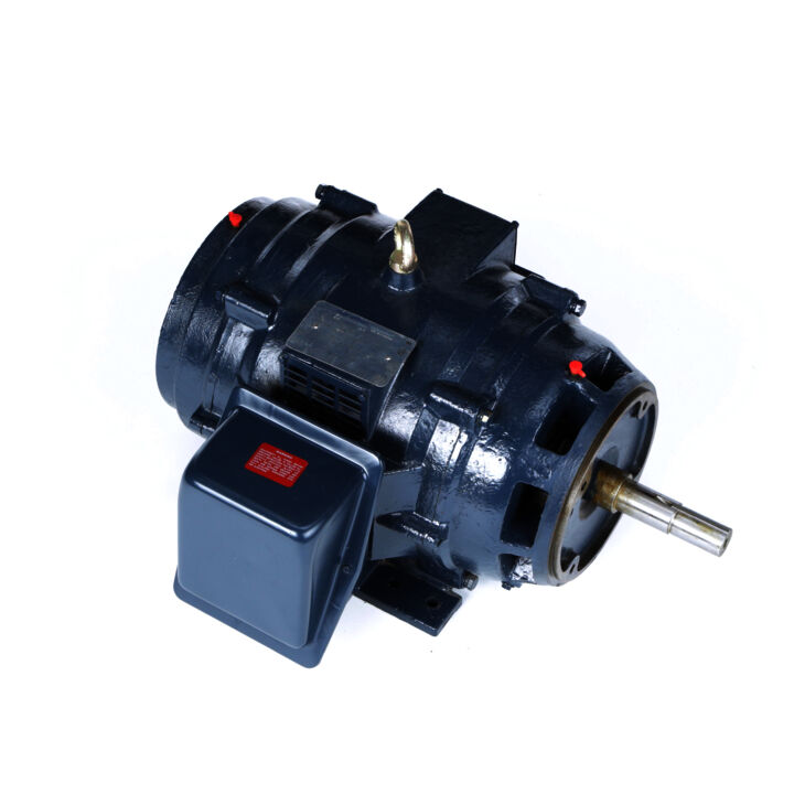 Close-Coupled Pump Motor, 20 & 15 HP, 3 Ph, 60 & 50 Hz, 230/460 & 190/380 V, 3600 & 3000 RPM, 254JM Frame, DP