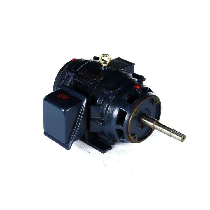 Close-Coupled Pump Motor, 15 HP, 3 Ph, 60 Hz, 575 V, 1800 RPM, 254JP Frame, DP