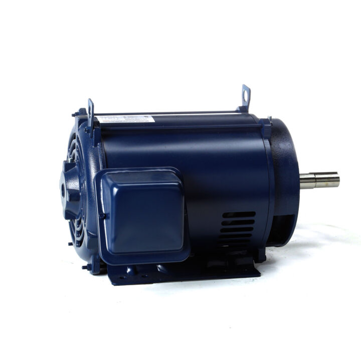 Close-Coupled Pump Motor, 15 & 15 HP, 3 Ph, 60 & 50 Hz, 230/460 & 200/400 V, 1800 & 1500 RPM, 254JM Frame, DP