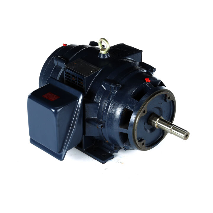 Close-Coupled Pump Motor, 7.50 & 5 HP, 3 Ph, 60 & 50 Hz, 230/460 & 190/380 V, 1200 & 1000 RPM, 254JMV Frame, DP