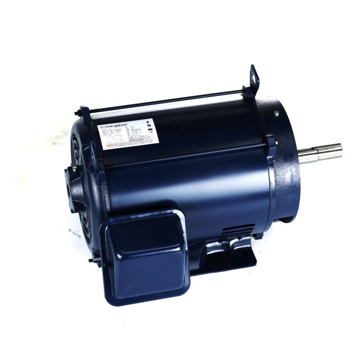 Close-Coupled Pump Motor, 15 & 15 HP, 3 Ph, 60 & 50 Hz, 230/460 & 200/400 V, 1800 & 1500 RPM, 254JM Frame, DP