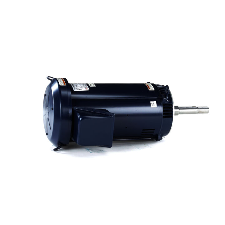 Close-Coupled Pump Motor, 15 & 12 HP, 3 Ph, 60 & 50 Hz, 230/460 & 190/380 V, 1800 & 1500 RPM, 254JPV Frame, DP