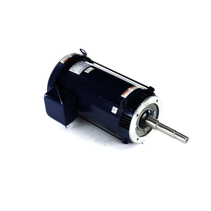 Close-Coupled Pump Motor, 15 & 12 HP, 3 Ph, 60 & 50 Hz, 230/460 & 190/380 V, 1800 & 1500 RPM, 254JPV Frame, DP