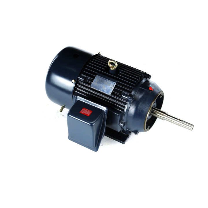 Close-Coupled Pump Motor, 15 HP, 3 Ph, 60 Hz, 575 V, 1800 RPM, 254JP Frame, TEFC