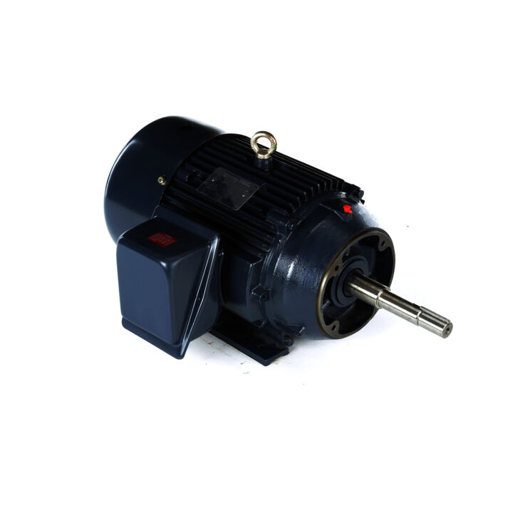 Close-Coupled Pump Motor, 15 HP, 3 Ph, 60 Hz, 575 V, 3600 RPM, 254JP Frame, TEFC