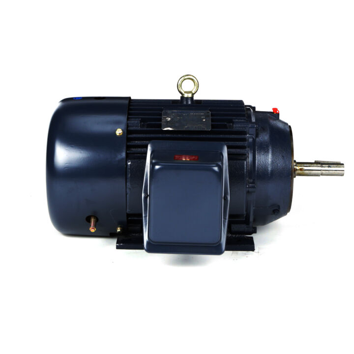 Close-Coupled Pump Motor, 15 & 10 HP, 3 Ph, 60 & 50 Hz, 230/460 & 190/380 V, 3600 & 3000 RPM, 254JM Frame, TEFC