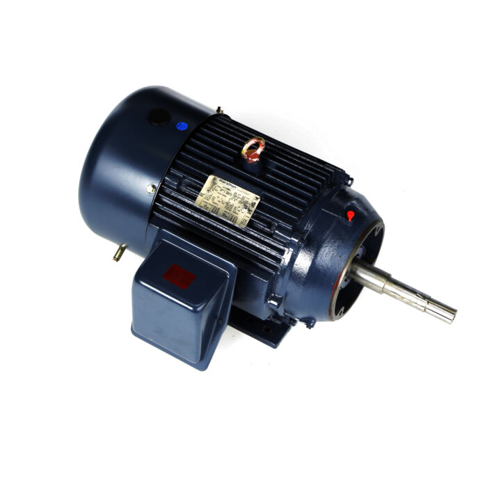 Close-Coupled Pump Motor, 15 & 10 HP, 3 Ph, 60 & 50 Hz, 230/460 & 190/380 V, 3600 & 3000 RPM, 254JP Frame, TEFC