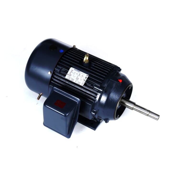 Close-Coupled Pump Motor, 15 & 10 HP, 3 Ph, 60 & 50 Hz, 230/460 & 190/380 V, 1800 & 1500 RPM, 254JP Frame, TEFC
