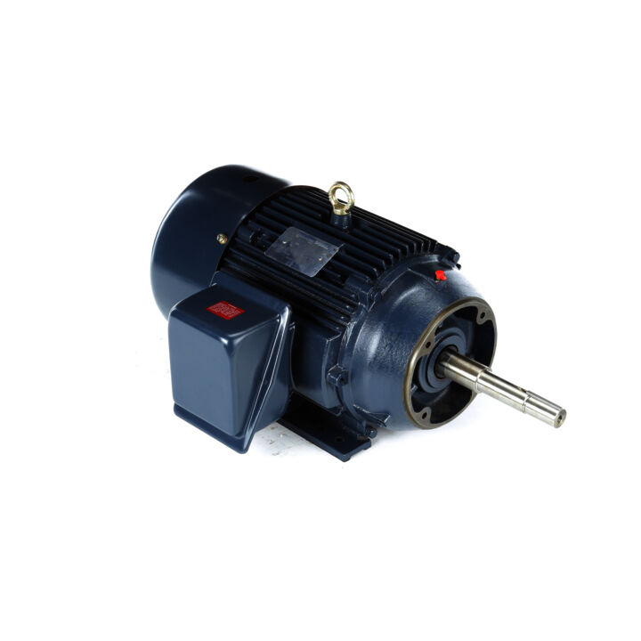 Close-Coupled Pump Motor, 15 HP, 3 Ph, 60 Hz, 575 V, 1800 RPM, 254JP Frame, TEFC