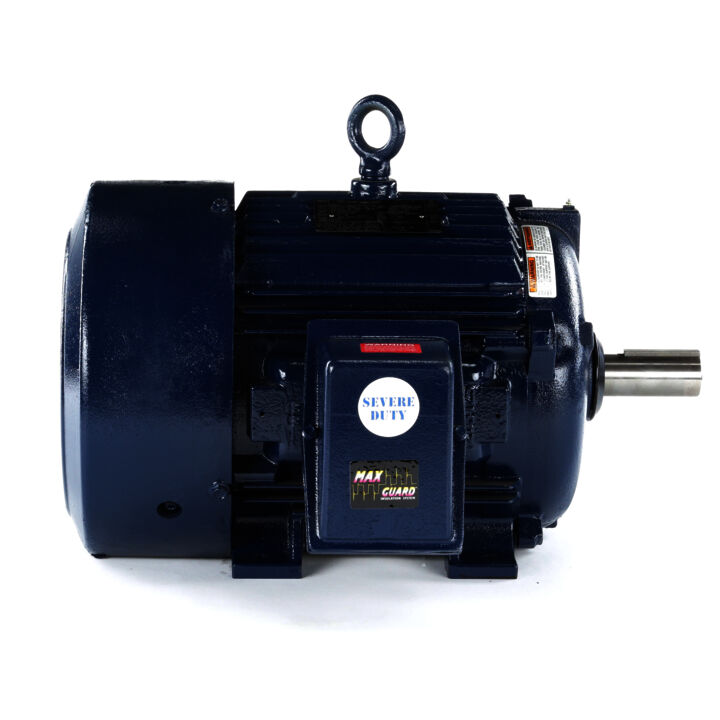 Severe Duty Motor, 15 HP, 3 Ph, 60 Hz, 575 V, 3600 RPM, 254T Frame, TEFC