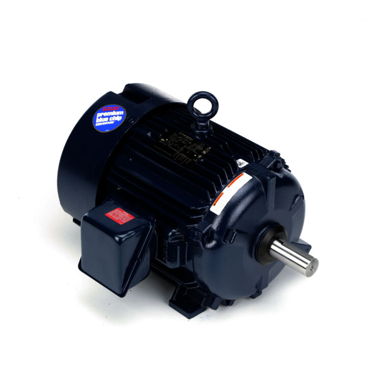 General Purpose Motor, 15 HP, 3 Ph, 60 Hz, 230/460 V, 1800 RPM, 254T Frame, TEFC