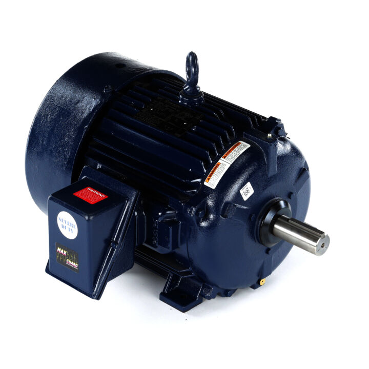 Severe Duty Motor, 15 HP, 3 Ph, 60 Hz, 575 V, 3600 RPM, 254T Frame, TEFC