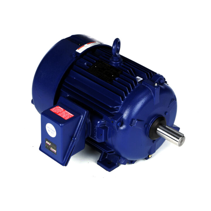 Severe Duty Motor, 15 HP, 3 Ph, 60 Hz, 230/460 V, 1800 RPM, 254T Frame, TEFC