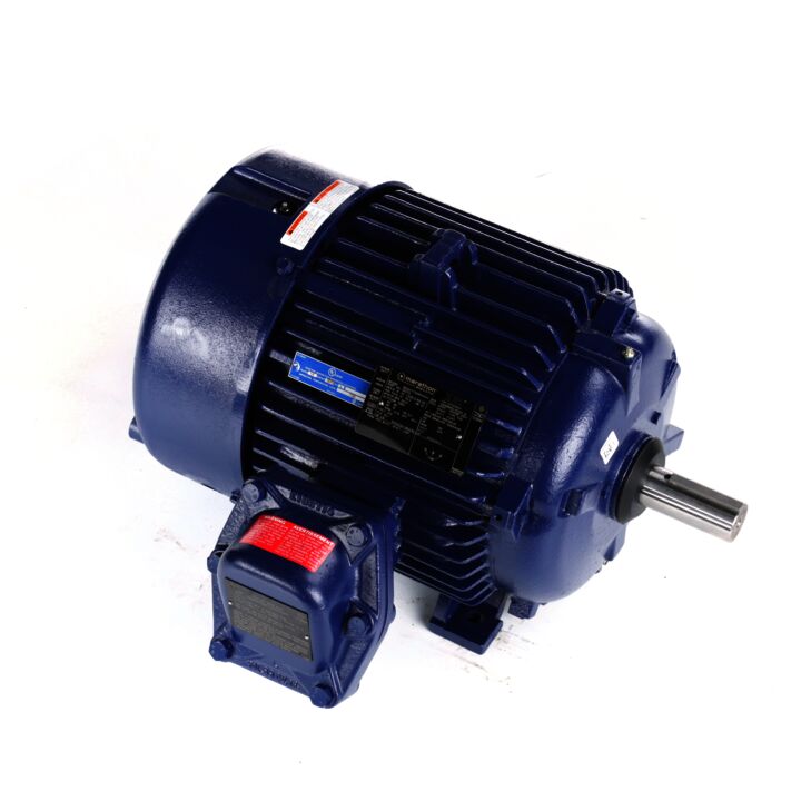 Explosion Proof Motor, 15 HP, 3 Ph, 60 Hz, 575 V, 1800 RPM, 254T Frame, EPFC