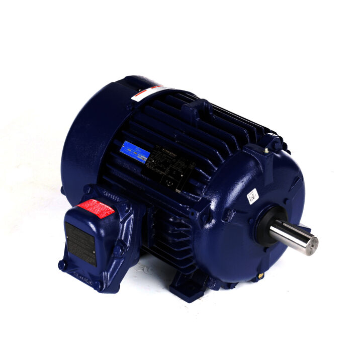 Explosion Proof Motor, 15 HP, 3 Ph, 60 Hz, 575 V, 1800 RPM, 254T Frame, EPFC