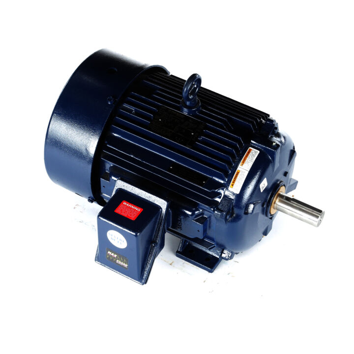 Severe Duty Motor, 20 HP, 3 Ph, 60 Hz, 575 V, 1800 RPM, 256T Frame, TEFC